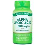 Альфа-ліпоєва кислота, Alpha Lipoic Acid, Vitamins, Nature's Truth, 60 капсул швидкого вивільнення