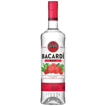 rum bacardi spirit raspberry 27% 700ml glass bottle Italy