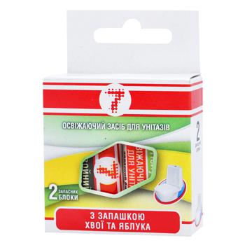 7 Toilet Freshener With Smell Apple-Needle 2pc - buy, prices for Tavria V - photo 1