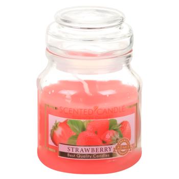Admit Strawberries Candle in Glass Jar - buy, prices for - photo 1