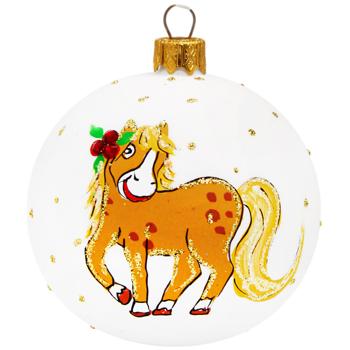 Symbol of Year Christmas Tree Ball 8cm in assortment - buy, prices for Auchan - photo 3