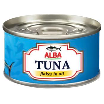 Тунец Alba Food кусочками в масле 185г - купить, цены на Идеал - фото 1