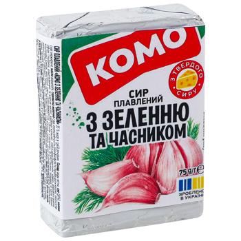 Komo Processed Cheese with Herbs and Garlic 35% 75g - buy, prices for NOVUS - photo 2