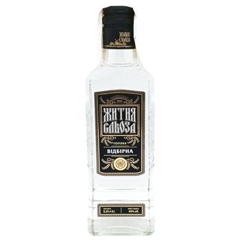 Zhytnia Sloza Select Vodka 40% 250ml - buy, prices for Chudo Market - photo 1