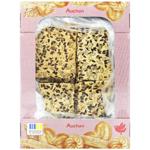 Печиво Auchan Лата листкове з насінням 225г