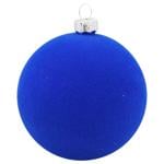 Velvet Blue Christmas Tree Ball 6cm