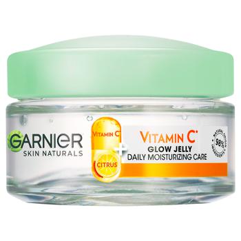 Garnier Skin Naturals Glow Jelly Moisturizing Facial Gel with Vitamin C 50ml - buy, prices for MegaMarket - photo 3