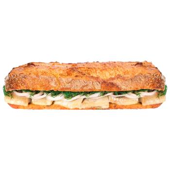 Auchan Baguette with Herring 250g