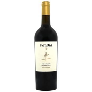 Вино Old Tbilisi Kindzmarauli червоне напівсолодке 10,5% 0,75л - купити, ціни на КОСМОС - фото 1