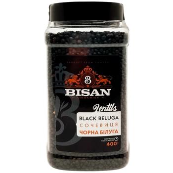 Чечевица Bisan Черная белуга 400г