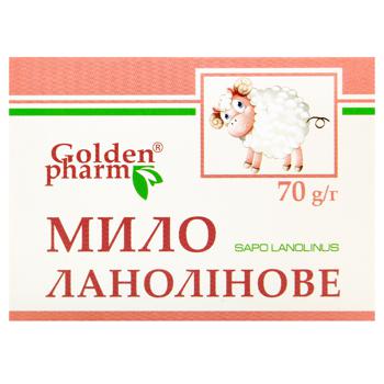 Мыло твердое Golden Pharm Ланолиновое 70г - купить, цены на МегаМаркет - фото 3