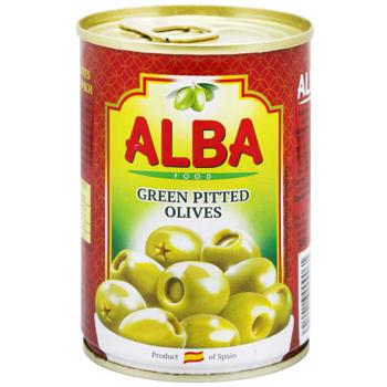 Alba Food Pitted Olives 300ml