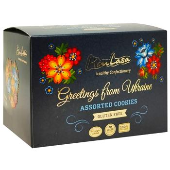 Печиво MonLasa Вітання з України без глютену 240г - купити, ціни на МегаМаркет - фото 3