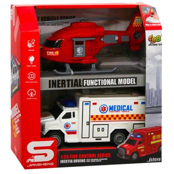 Cars2 Police Truck and Fire Helicopter Play Set - buy, prices for - photo 2