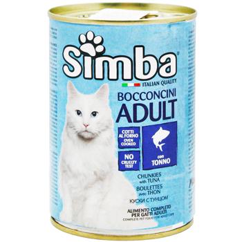 Корм влажный Simba с тунцом для кошек 415г - купить, цены на Таврия В - фото 1
