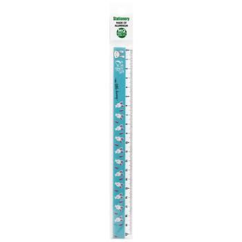 Aluminum Ruler with Color Print 20cm - buy, prices for MegaMarket - photo 2