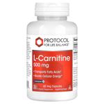 Protocol for Life Balance L-Carnitine 500mg 60 capsules