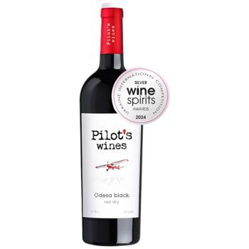 Вино Pilot’s Wines Odesa Black червоне сухе 12% 0,75л