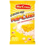Попкорн Mr'Corn зі смаком сиру для мікрохвильової печі 90г