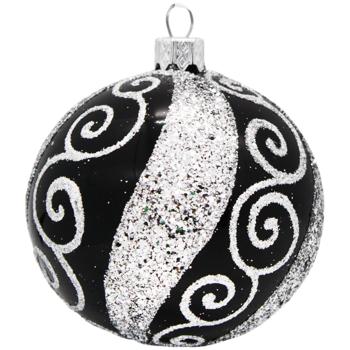 Куля ялинкова з декором 8см в асортименті - купити, ціни на Auchan - фото 2