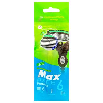 Бритва Max Pace 6 одноразова чоловіча 1шт - купити, ціни на КОСМОС - фото 1