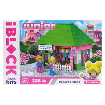 Iblock Junior Kids Hits Flower Shop Construction Set 328pcs
