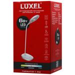 Світильник Luxel настільний акумуляторний LED 6W білий + USB нічник TL-04W