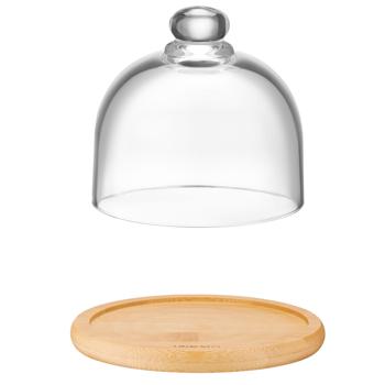 Ardesto Bamboo Dish with Glass Lid 12cm - buy, prices for Za Raz - photo 2