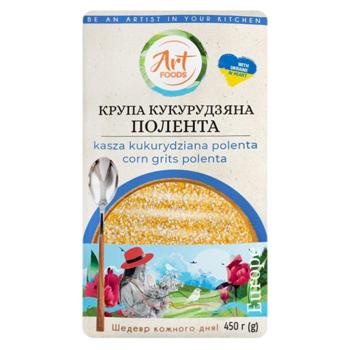 Крупа кукурудзяна Art Foods Полента 450г - купити, ціни на Епіцентр FOOD - фото 1