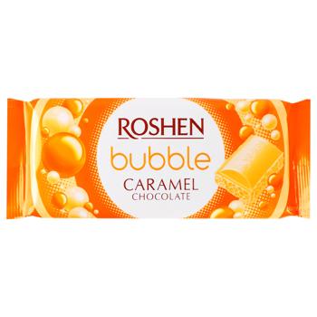 Roshen Bubble White Chocolate with Caramel 80g - buy, prices for - photo 4