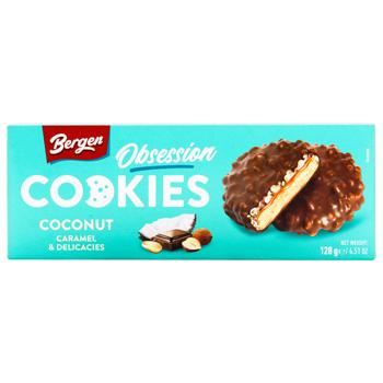 Печенье Bergen Obsession с кокосом и карамелью 128г - купить, цены на - фото 4