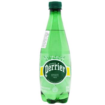 Вода минеральная Perrier сильногазированная 0,5л - купить, цены на МегаМаркет - фото 1