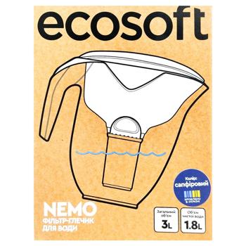 Фільтр-глечик Ecosoft немо синій 1.8л