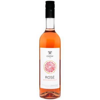 Вино Chizay Rose з грейпфрутом рожеве напівсолодке 10,5% 0,75л - купити, ціни на Епіцентр FOOD - фото 1