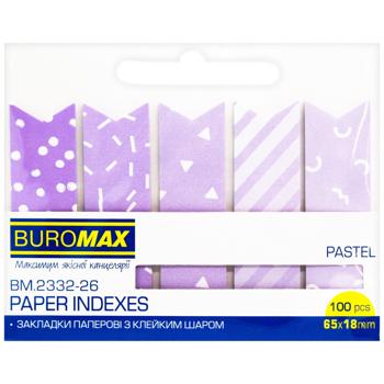 Buromax Pastel Pink Paper Indexes 65x18mm 100 Sheets - buy, prices for EKO Market - photo 3