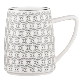 Ardesto Lamberto White-Gray Porcelain Cup 360ml - buy, prices for MegaMarket - photo 1