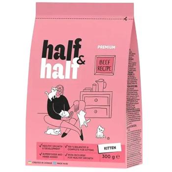 Набір кормів і ласощів для кошенят Half&Half Здоровий ріст і розвиток 760 г - асорті - купить, цены на MasterZoo - фото 2