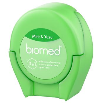 Biomed Dental Floss with Mint and Yuzu 50m - buy, prices for MegaMarket - photo 2