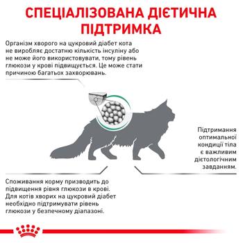 Сухий корм для котів Royal Canin Diabetic 400 г - купить, цены на MasterZoo - фото 3