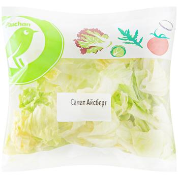Auchan Iceberg Lettuce 200g - buy, prices for Auchan - photo 1
