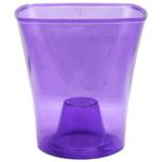 Кашпо для горщиків орхідейних квадро бузкове