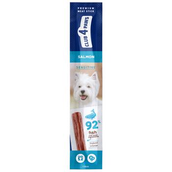 Ласощі для собак Club 4 Paws Premium з лососем паличка для чутливого травлення 12г - купити, ціни на MasterZoo - фото 1
