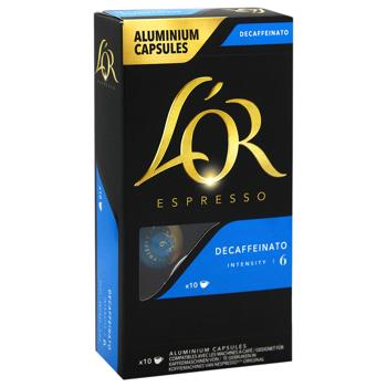 в капсулах Кофе L'OR Espresso Decaffeinato без кофеина 5,2г*10шт - купить, цены на Эпицентр FOOD - фото 3