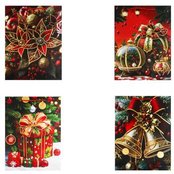 Пакет подарунковий Greenwich 40х30х12см в асортименті - купити, ціни на NOVUS - фото 1