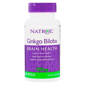 Natrol Ginkgo Biloba 120mg 60 capsules - buy, prices for Biotus - photo 1