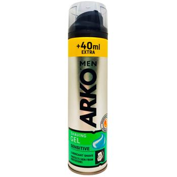 Гель для гоління Arko Sensitive 200мл