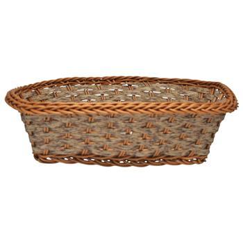 Фруктовниця плетена 27х20х7 см арт. A282 И480 - купить, цены на КОСМОС - фото 1
