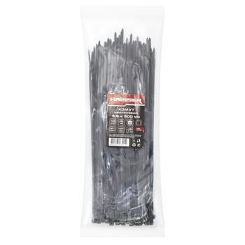 Haisser Cable Ties 4.6х300mm 100pcs Black