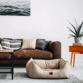 Лежак Noble Pet Leon 55x45х18см пісочний - купити, ціни на КОСМОС - фото 2