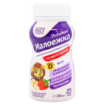 PediaSure Maloyizhka drink with strawberry for kids 200ml - buy, prices for Auchan - photo 1